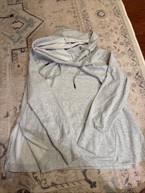 Te Verde Light Gray Hooded Sweatshirt